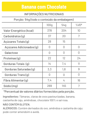 Tabela Nutricional