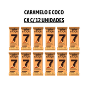 Barra Proteica Caramelo e Coco - Caixa 12 Unid.