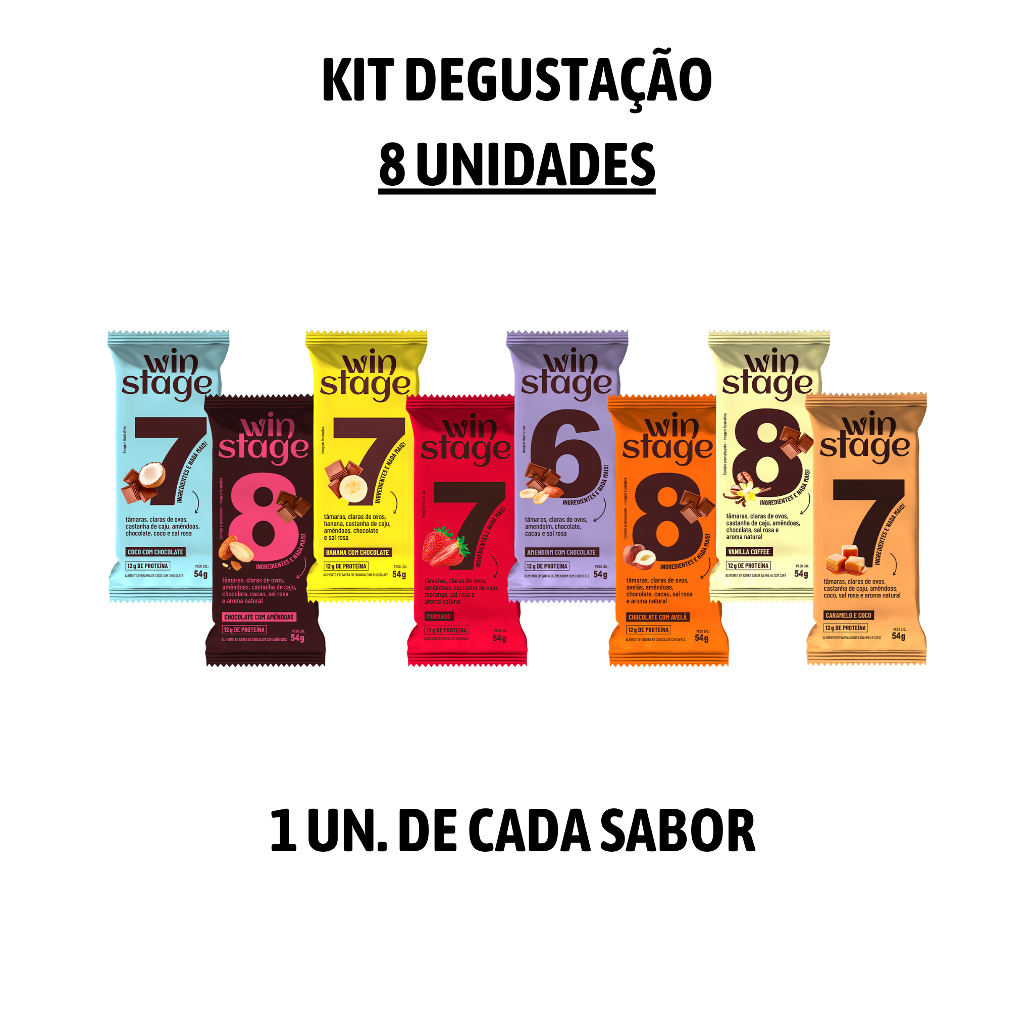 Kit Degustação Barras de Proteína WinStage